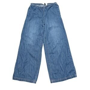 H&M Divided Jeans Womens XXS Blue Flare Wide Leg Jeans
